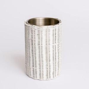 Low price beverage bucket tubs woven rattan ice champagne buckets for drink chiller <b>container</b> - Product Image 1