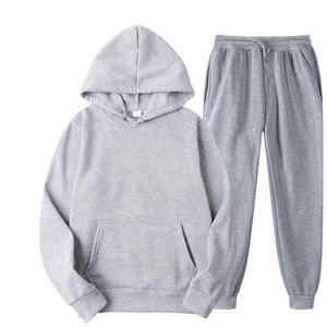 Multiple Color Blank Pattern Tracksuits for <b>Men</b> Custom Logo <b>Thermal</b> Transfer Embroidery Private Design Plus Size Jogger Suits - Product Image 2