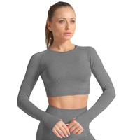Conjuntos de Yoga Personalizados para Mujer, 2 Piezas, Ropa Deportiva con Cinturón de Encaje, Pedrería Floral, Ecológicos, de Alta Calidad, Spandex/Poliéster