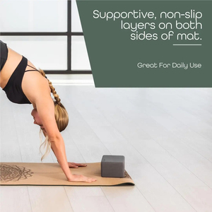 Tapete de Yoga Antideslizante de PVC y Goma de 5mm a 8mm, Tapete de Gimnasio de Goma PU de Alta Calidad, Suave y Adhesivo, Ecológico - Product Image 6