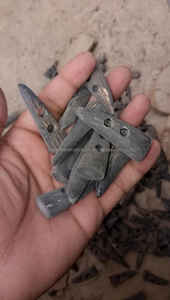 Boutons en corne de buffle et de bœuf naturels, faits à la main, pour vêtements et accessoires, à prix avantageux - Product Image 2