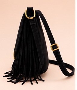 Sac bandoulière en cuir noir de qualité supérieure pour femme, style vintage bohème, sac à main élégant de style western, OEM ODM Printemps-Été - Product Image 4