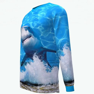 Chemises de pêche personnalisées unisexes, sublimées, imperméables, pour tournois, séchage rapide, respirantes, vêtements de pêche, jersey - Product Image 3