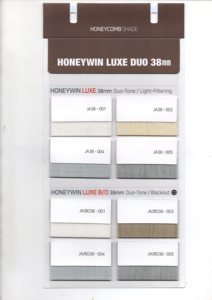 HONEY WIN LUXE DUO 38mm  filtro de luz y oscurecimiento - Product Image 1