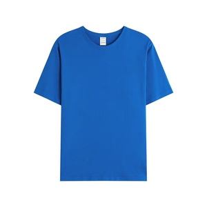 T-shirt en jersey uni décontracté pour homme de qualité supérieure, coupe classique, impression personnalisée, 100% coton, manches courtes, col rond, respirant - Product Image 4
