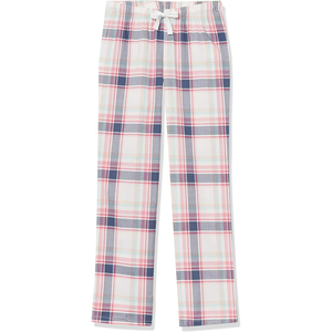 Pantalones de Pijama Casuales de Franela para Mujer, Tallas Grandes, Cintura Elástica Media, Color Rosa Sólido, Transpirables, Ecológicos, de Poliéster/Algodón, Anchos - Product Image 5