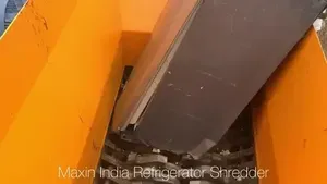 High Performance Refrigerator Crushing Machine Double Shaft Semi Automatic 4000–5000 Kg/Hr Industrial <b>Waste</b> Shredding Machine - Product Image 2