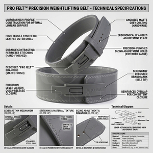 10mm Lever Weight Lifting <b>Belt</b> Genuine Leather Gym Fitness Powerlifting Adjustable Buckle Back Support for Heavy Power Training - Product Image 2