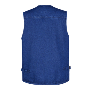 Chaleco Vaquero de Otoño para Hombre, Diseño Profesional, Fabricante Pakistaní, Prenda Exterior Informal, Transpirable, de la Mejor Calidad, con Bolsillos Delanteros - Product Image 2