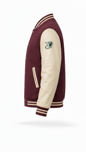 Vêtement d'extérieur tendance en molleton de coton de style américain professionnel avec manches contrastées, style américain durable - Product Image 2