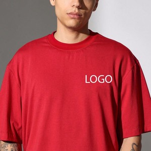 Camisetas personalizadas con estampado gráfico, serigrafía, corte ajustado, estilo boxy, OEM, calidad premium, 300 g/m², para hombre. - Product Image 4