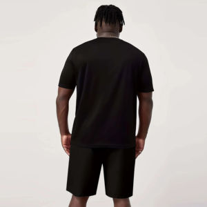 Conjuntos de Pantalones Cortos a Juego de Poliéster/Algodón para Hombre, Talla Grande, Casuales, de Verano, Conjunto de 2 Piezas, Camisa y Pantalones Cortos, Alta Calidad, Transpirables, Personalizados - Product Image 4