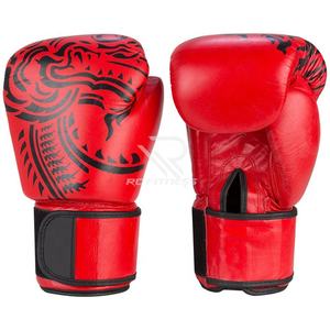 Gants de kick-boxing en cuir de qualité supérieure avec logo personnalisé, fermeture auto-agrippante antidérapante, vente en gros, entraînement professionnel, sac de sparring, OEM - Product Image 1