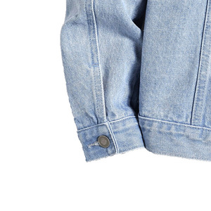 New Design Wholesale Plain Knitted Denim Jackets Top Quality <b>Jeans</b> Jacket Design with Customized Color Options Available - Product Image 5
