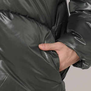 Men's Ultra-High Thermal Performance Quilted <b>Down</b> Jacket Three-Proof Functional Fabric With Hood Thick Design Winter Outdoor Use - Product Image 4