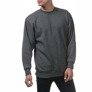 Ventes chaudes, sweat-shirts d'hiver pour hommes de haute qualité, col rond, pull-over, logo personnalisé, polaire, écologique, couleur grise, respirant - Product Image 5