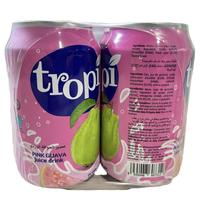 Vietnam's best verkochte 330ml roze guave puree sap drankje, Tropi merk, Tando drank, mango en sinaasappel smaken, magere variant, HACCP gecertificeerd