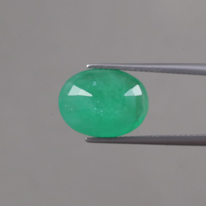 Émeraude Naturelle Certifiée par un Certificat Extérieur, Vente en Gros, Pierre Précieuse Verte Lumineuse de Qualité Supérieure, Coupe Ovale 6,68 Carats (14,5x11mm, 6,5mm) - Product Image 3