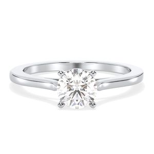 REYES ราคาขายส่ง เครื่องประดับเงินแท้ 925 ประดับมอสซาไนต์ ดีไซน์ใหม่ แหวนทองคำขาว 14K ของขวัญวันครบรอบสำหรับผู้หญิง - Product Image 1