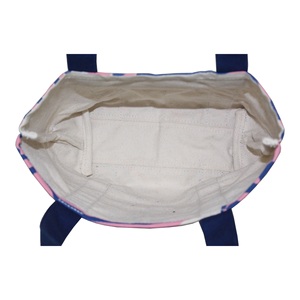 Sac fourre-tout promotionnel de haute qualité en toile naturelle de 12 oz avec logo en relief, poignée en cuir teint et impression sérigraphique - Product Image 6