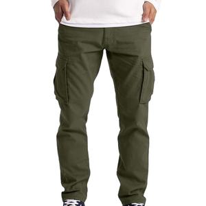 Pantalon cargo pour hommes 2025 NOUVEAU DESIGN Vente en gros été de haute qualité en coton tissé coupe ample couleur personnalisée quantité minimale de commande bas - Product Image 2