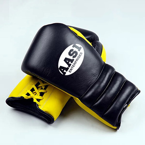 Gants de boxe en cuir Pro Style pour entraînement, sparring et sac de frappe, écologiques, taille 8 onces, rose/blanc - Product Image 1
