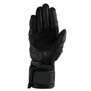 Gants de moto en cuir noir et blanc pour hommes, protection complète des doigts, équipement de conduite, motocross, course - Product Image 6