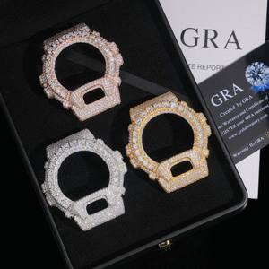 Premium Custom DW6900 Style Watch Iced Out Metal <b>Case</b> Luxury Edition Custom DW6900 Compatible Watch - Product Image 3