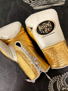 Guantes de Boxeo MMA Sanda de Cuero Genuino Personalizados de Alta Calidad, Profesionales, Ligeros, con Cierre de Cordones y Protección UV - Product Image 6