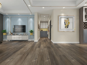 Loseta Vinílica SPC Ecofloor Premium de 5mm, Ecológica, Impermeable, Resistente al Fuego, Antideslizante, Sistema de Clic, Diseño Moderno de Madera - Product Image 4