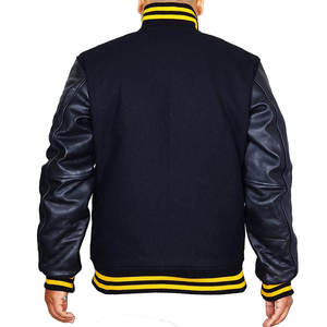 OEM Manufacturer High Quality College Letterman Varsity <b>Jacket</b> Custom Embroidery Patches <b>Leather</b> Sleeves <b>Winter</b> <b>Jacket</b> - Product Image 2