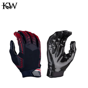 Wholesale Batting Gloves or Non-slip <b>Light</b> Weight Rugby Receiver Gloves with Hand Grips Silicone Football Gloves - Product Image 3