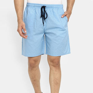 Nouvelle Arrivée Short Homme Délavé à l'Acide 100% Coton Molleton Bouclette Séchage Rapide Taille Élastique Short de Bain Décontracté d'Été - Product Image 1