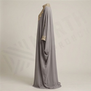 Parches Bordados para Hombros y Pecho, Abaya Musulmana en Oferta, Vestidos Musulmanes Largos para Mujer, Ropa Modesta, Color Personalizado - Product Image 3