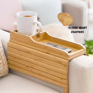 Plateau en bois d'acacia massif, plateau en acacia haute densité, plateau de service en bois dur, plateau en bois d'acacia, plateau décoratif en bois naturel - Product Image 3