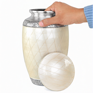 Urnas Funerarias Decorativas de Aluminio para Guardar Cenizas Humanas Cremadas, Hermoso Diseño, Urna Funeraria para la Pérdida de Mascotas y Seres Queridos - Product Image 2