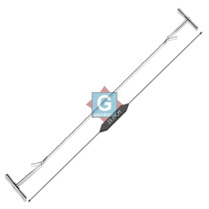 Ensemble de scies Gigli, instrument chirurgical orthopédique avec deux poignées et un outil de coupe osseuse à fil - Product Image 2