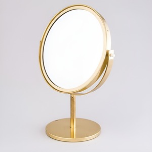 Vente en gros de miroirs de maquillage en métal pour bureau, miroir de maquillage rond, miroir de maquillage simple face, prix de gros - Product Image 3