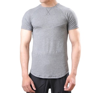 Custom Mens Solid Slim Fit Sports <b>T</b> <b>Shirt</b> Quick Dry Polyester Athletic Gym Fitness Training Running <b>Muscle</b> Short Sleeve Tee - Product Image 3