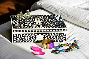 Natural Handmade Bone Inlay Decorative <b>Jewelry</b> <b>Storage</b> Box for Home Decorative Customized Size and Piece - Product Image 3