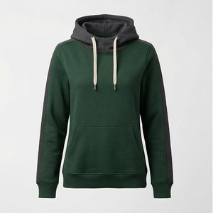 Sweat à capuche élégant et décontracté pour femme, couleur personnalisable, tissu doux, manches longues, cordon de serrage, tenue de tous les jours - Product Image 1