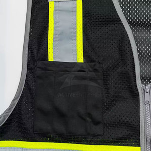 Gilet de sécurité professionnel haute visibilité, vêtements de travail réfléchissants, tissu respirant pour les travailleurs du bâtiment et les tâches en extérieur - Product Image 6