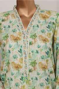 Trajes Shalwar Kameez de Verano 2026 de Pakistán e India en Tela de Algodón Lawn, Ropa Formal con Características de Secado Rápido y Sin Arrugas - Product Image 3