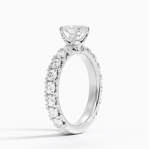 BOJ <b>Ring</b> 0118 Oval Cut 925 <b>Silver</b> Luxe Ellora Prong Setting <b>Solitaire</b> Diamond <b>Ring</b> 2ct D Color VVS1 Moissanite GRA Certified - Product Image 2