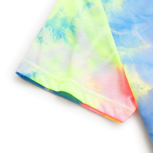 Men <b>Tie</b> Dye Shirt Custom Logo Short Sleeve Casual T Shirt Fashion Summer Wear Soft Cotton Wholesale Supplier - Product Image 5