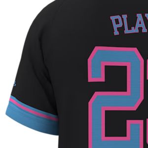 Maillot de baseball personnalisé bleu roi pour homme, à manches courtes, uniforme d'équipe sportive, léger, pour entraînement et matchs - Product Image 6