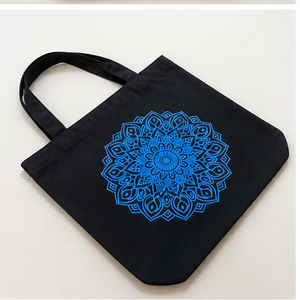 Custom Logo Printed Eco-Friendly Reusable <b>Plain</b> <b>Black</b> Women Cotton Canvas Shopping <b>Tote</b> <b>Bag</b> 225 GSM Cotton Canvas - Product Image 5