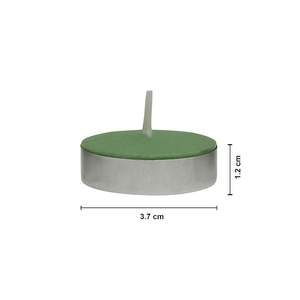 Bougies chauffe-plat en cire colorée Solimo (lot de 100 non parfumées) 37L x 12H millimètres - Product Image 2