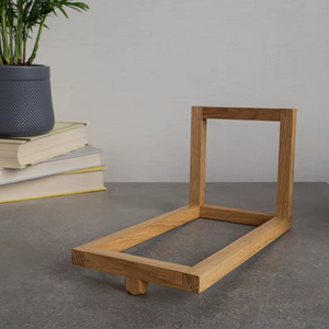 Elegante Soporte de Lectura de Madera Pulida Artístico y Moderno para Hogares, Oficinas y Bibliotecas Tradebyd - Product Image 1