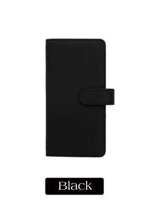 Cartera de Cuero Saffiano Pequeña y Personalizada, Mini Cartera Delgada sin Anillas para Tarjetas, Billetes, Pasaportes y Notas, Ideal para Regalo - Product Image 4